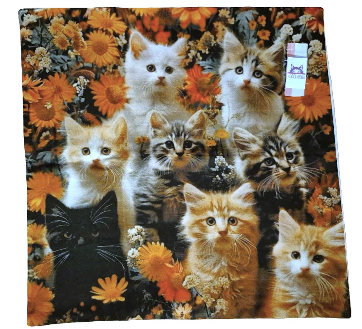 Potah na polštářek - Kotěcí gang